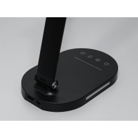 Настільна лампа LED чорна 6 Вт сенсор димер USB Diasha 5503BK
