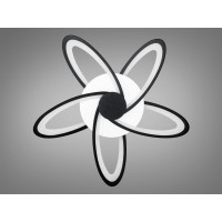 Сучасна пристельова світлодіодна люстра з пультом, 72Вт, біла Diasha 2445/5BKdimmer