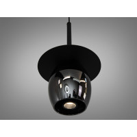 Підвісний світильник-туба GU10 чорний хром Diasha QY-H1170PB