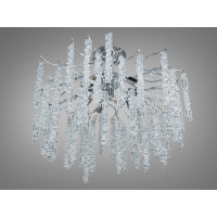 Стельова люстра Diasha Гліцинія хром кришталева каскадна Diasha A605-600CH