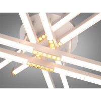 Світлодіодна люстра Diasha біла 48W димер пульт Diasha 2531WH+WHdimmer