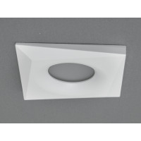 Якісний точковий врізний світильник серія "Аluminium", білий Diasha PR-5-WH