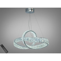 LED люстра-підвіс Мебіус золото з пультом Diasha 549/800CH