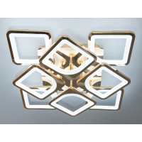 Світлодіодна люстра Diasha Серія 8060 золото 115Вт з пультом димер Diasha S8060/4+4G