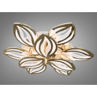Лед люстры потолочные в зал Diasha 8092/6+3G LED 3color dimmer