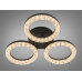 Стельова LED люстра кільця MX4770-3S чорний 45W три кільця акрил Diasha MX4770/3SBK
