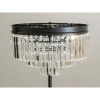 Торшер с абажуром из хрусталя Diasha 1026-F-BK