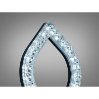 LED настінне бра чорне 17 Вт CCT ланцюжок Diasha MX4773/1BK