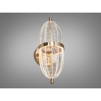 Настінне бра LED золото 6 Вт овальна форма Diasha B1759