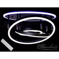 Потолочная светодиодная люстра с пультом Diasha 55010/3BK LED 3color dimmer