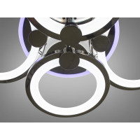 Потолочная светодиодная люстра с пультом Diasha 8022/4BHR LED 3color dimmer 