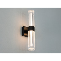 Дизайнерське світлодіодне бра в залу, 5 Вт, чорний Diasha F3018BK