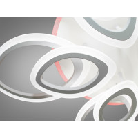 LED люстра в зал с пультом управления Diasha A8059/5+5WHLED3colordimmer