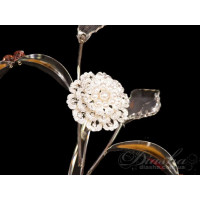 АКЦІЯ! Срібне галогенне бра Diasha 9462/2HRB