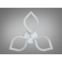 Стельова LED люстра MX4773 білий 45W три плафони акриловий розсіювач Diasha MX4773/3SWH