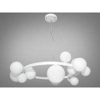 Люстра в стилі Loft - "Бульбашки" на 15 ламп Diasha 1082-15WH+WH