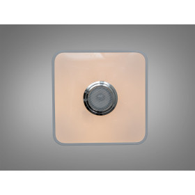 Стельова люстра біла 45 Вт з Bluetooth колонкою та підключенням до розумного будинку Diasha DB-8501B/280x280RGB+MP3+TUYA