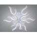 Стельова LED люстра з пультом 145 Вт біла 25 м² Diasha 2527/6+3WHLED3colordimmer