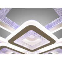 Стельова світлодіодна люстра з диммером 160W Diasha N3001/4+4WHLED3colordimmer