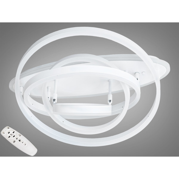 Стельова світлодіодна люстра з димером 135W Diasha 7005/4WHLED3colordimmer Стельова світлодіодна люстра з димером 135W Diasha 7005/4WHLED3colordimmer