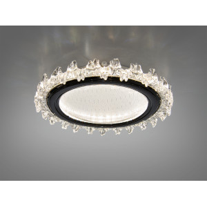 Стельова люстра LED Diasha чорна 36W три режими Diasha 3130/300BK