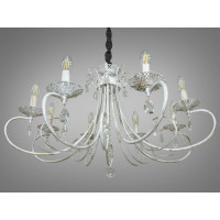 Люстра для зала в классическом стиле Diasha 8041/8WH