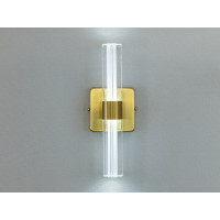 Вишукане світлодіодне бра в спальню, 6W. золото Diasha 9152-AGD