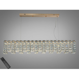 Люстра підвісна LED Diasha золото 52 Вт пульт Diasha 559/1000CG