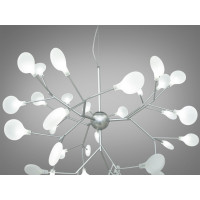 Декоративная люстра в зал 36 лампочки, хром Diasha HXD8048/36CH