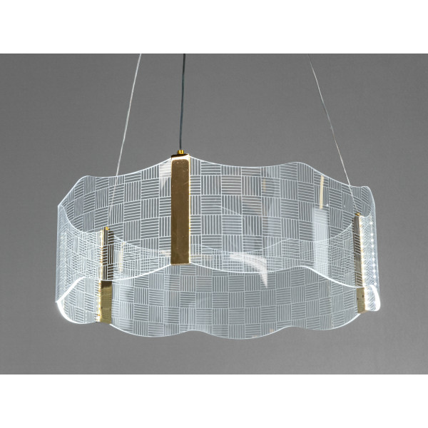 Люстра підвісна LED Diasha золото 25 Вт без пульта Diasha WG5184-A