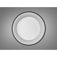 Світлодіодна стельова лампа 2166 чорна з пультом і регулюванням яскравості Diasha 2166-500BK