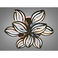 Люстра под потолок в зал с пультом управления 165W Diasha 8092/6+3BHRLED3colordimmer