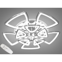 Люстра в зал потолочная светодиодная с пультом 8118/5+5LED3colordimmer