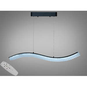 Світлодіодна люстра Diasha LED чорна 55Вт пульт Diasha MD2509/1000BK
