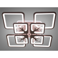 Люстры потолочные в зал с пультом 190W Diasha 8157/4+4CFLED3colordimmer