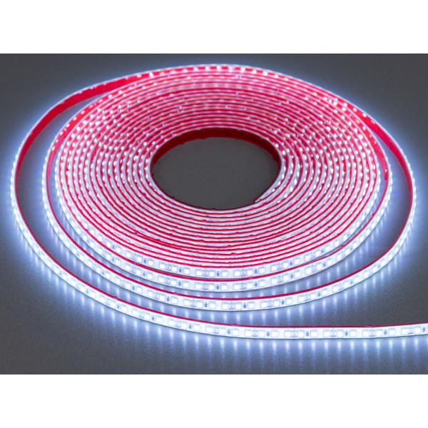 LED стрічка 12в, 120 шт/м, герметична, 8мм, холодний Diasha N12-2835-120-CW-68-8