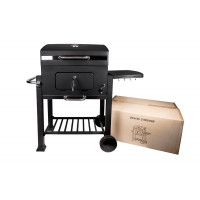 Гриль мангал барбекю угольный с крышкой LV 20014228P