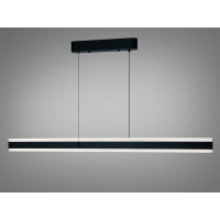 Світлодіодна лінійна люстра підвіс над столом, 40 Вт, сіра Diasha XH1003/1200BK