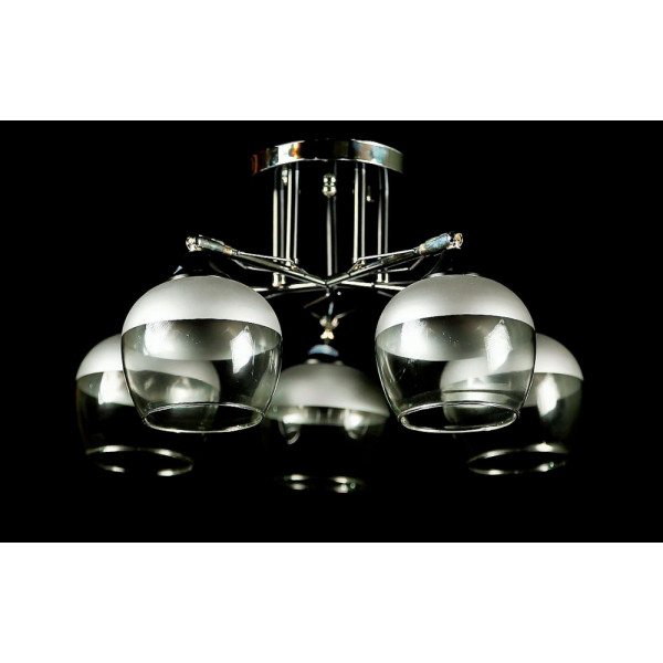 Люстра с плафонами  L6010/5 (CR+BLK) Splendid-Ray
260739