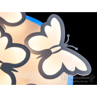 Люстра светодиодная потолочная в детскую комнату с пультом Diasha 8067/5+1WH LED 3color dimmer 