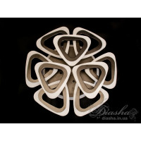 Cветодиодная люстра Diasha A8118/6+3BK LED 3color dimmer