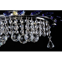 Люстра потолочная хрустальная на три лампы Splendid-Ray 998220 (CR+BL) 
