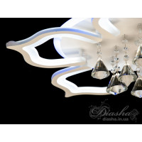 Cветодиодная люстра Diasha 8155/5WH LED 3color dimmer 