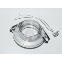 Вологозахищений точковий світильник, серія "Aluminium", хром сатин Diasha 160B-40-SL