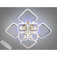 Сучасна LED люстра з підсвічуванням, димером, 115W, хром Diasha HA8060/4+4GLED3colordimmer Сучасна LED люстра з підсвічуванням, димером, 115W, хром Diasha HA8060/4+4GLED3colordimmer