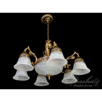 Классическая люстра в зал или большую комнату 8001/6+3