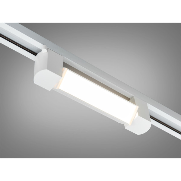 Лінійний світильник для трекової системи чорний 8Вт кут 120 градусів Diasha PPF-FG-10W-WH