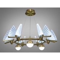 Стильна світлодіодна люстра підвіс для дитячої кімнати "Метелики", 50W Diasha YY8022-6G