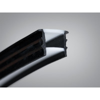 Гнучкий профіль для LED стрічки, накладний Diasha PLS-1414INBLACK