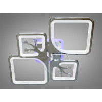 Люстры потолочные светодиодные с пультом Diasha 8157/2+2 HR LED 3color dimmer 
